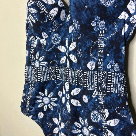 Bleu Rod Beattie Blue and White Swimsuit Size 10 - Picture 9 of 9